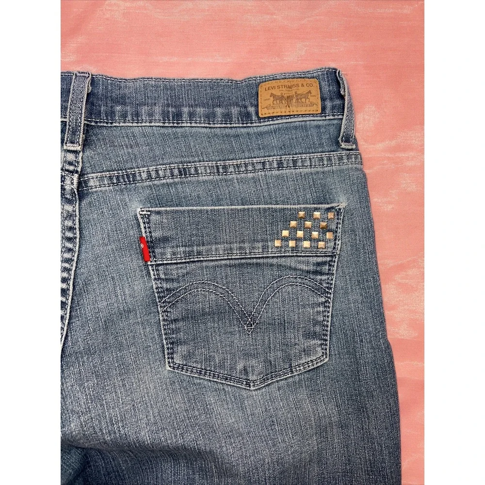 Levi's 512 Perfectly Slimming High‎ Rise Women's Straight Leg Jeans - SZ 14